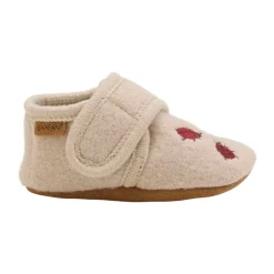 Uld hjemmesko m. broderi - 2460