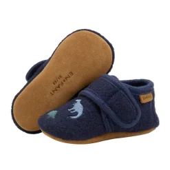 Uld hjemmesko m. broderi - 7790