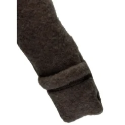 Uld jakke - DARK BROWN MELANGE