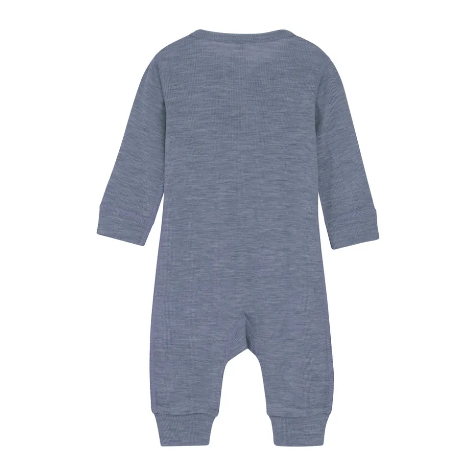 Uld jumpsuit - solid - Folkstone Gray Melange