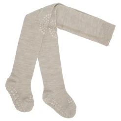 Uld Kravle Strømpebukser - Sand