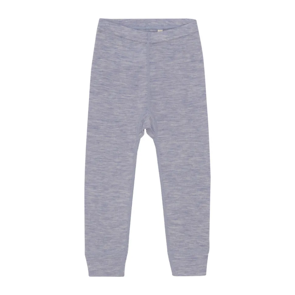 Uld leggings - solid - Chipmunk Melange