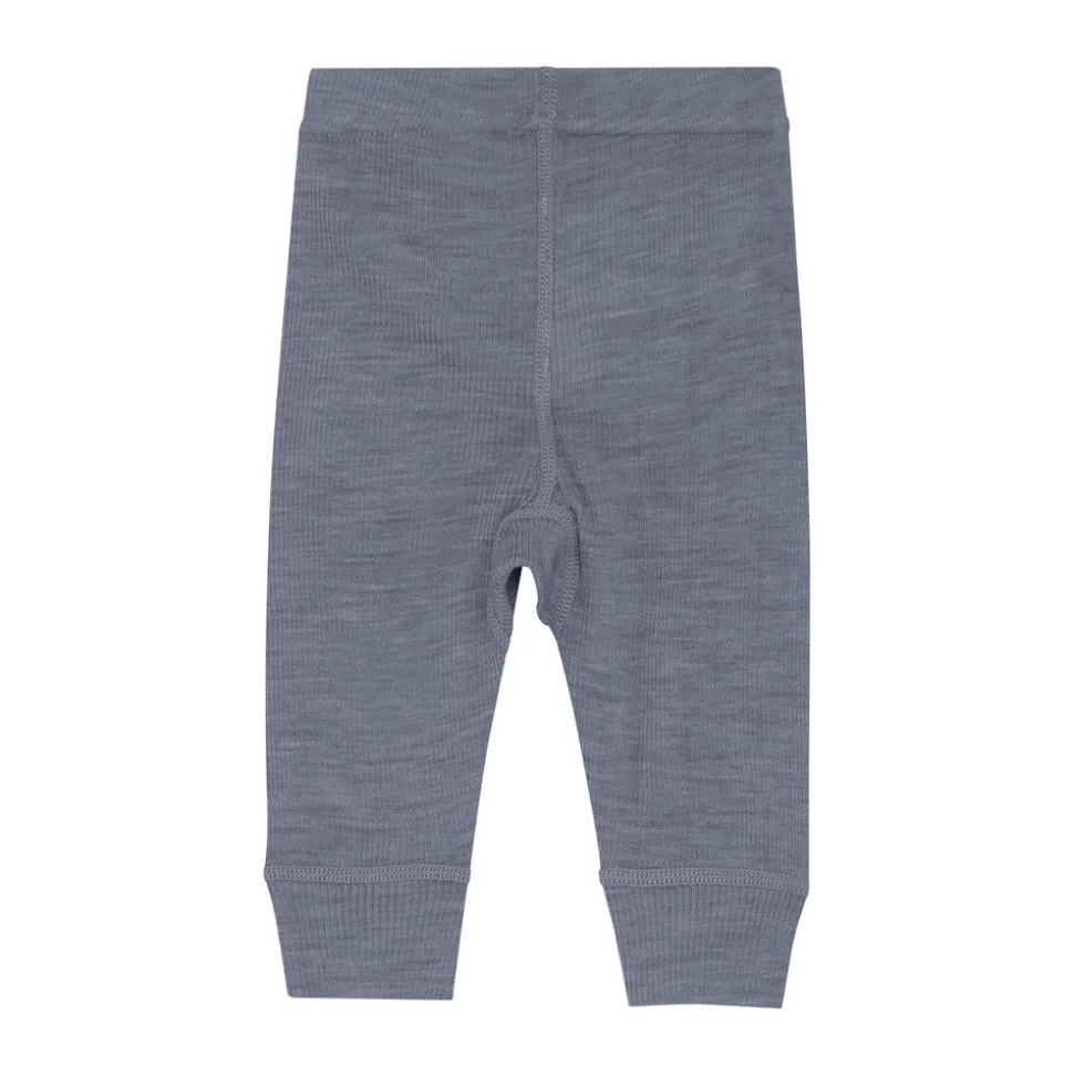 Uld leggings - solid - Folkstone Gray Melange