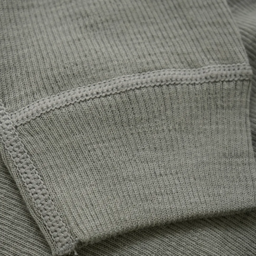 Uld leggings - solid - Forest Fog Melange