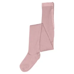 Uld Strømpebuks Rib - 188 Wood Rose