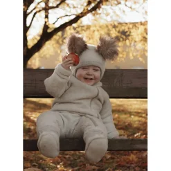 Ulddragt - Melange Offwhite