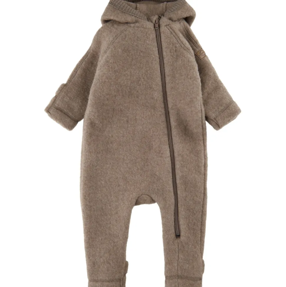 Ulddragt med ører - Melange Denver