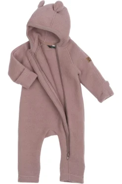 Ulddragt Med Ører - Twilight mauve