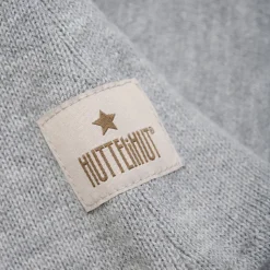 Uldstrik Balaclava Vindstop - Light grey melange