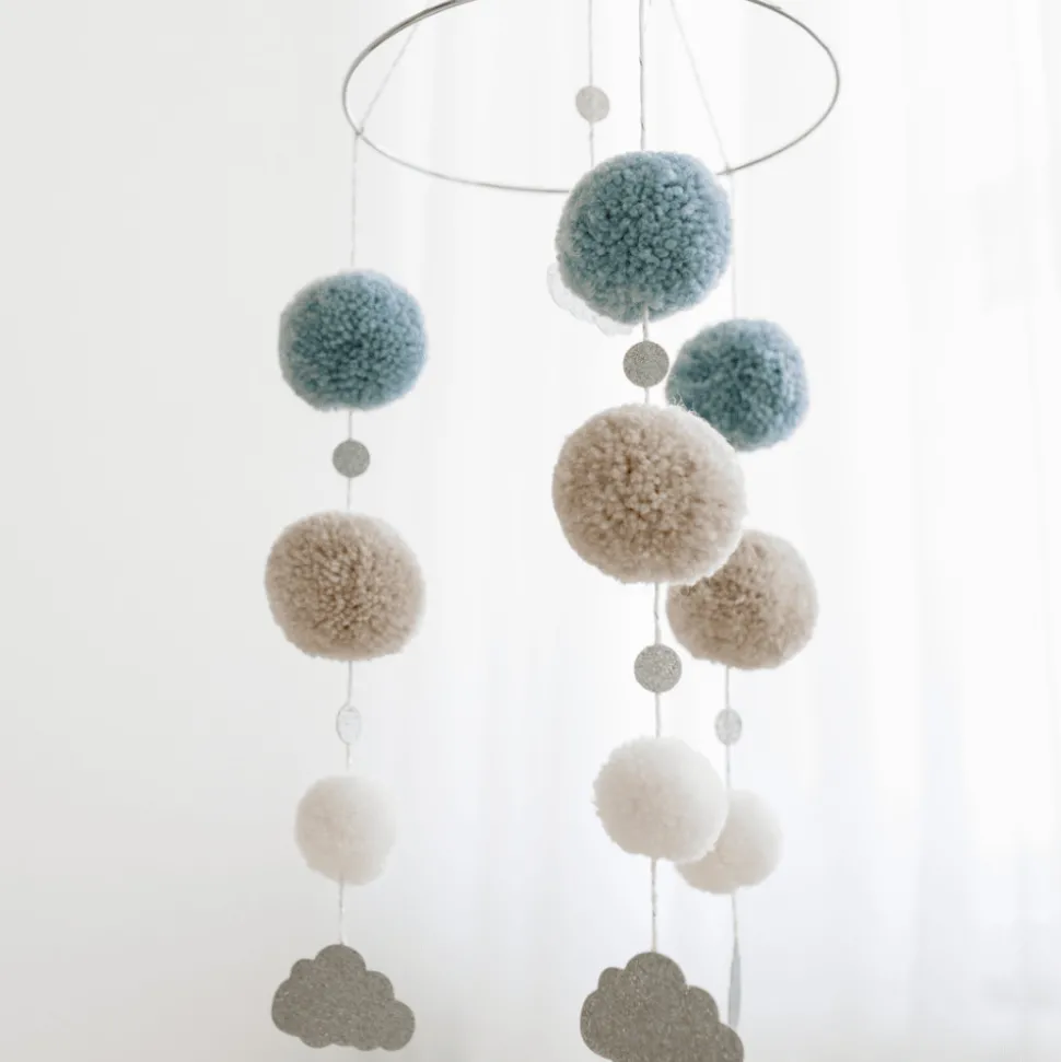 Uro pom pom, blå