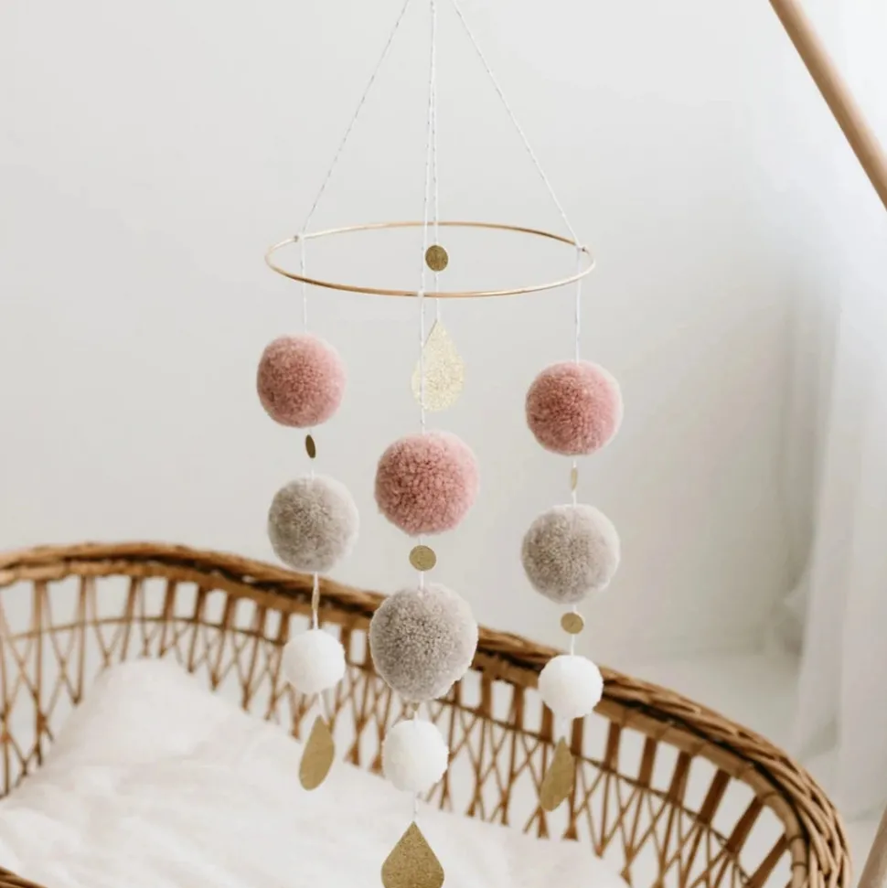 Uro pom pom, lyserød