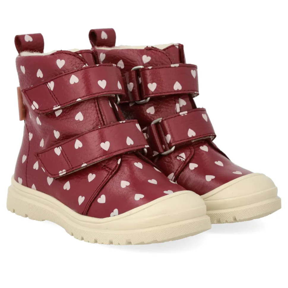 Vandafvisende TEX-støvle med hjerteprint - 3951