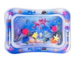 Vandlegemåtte med havdyr, blå