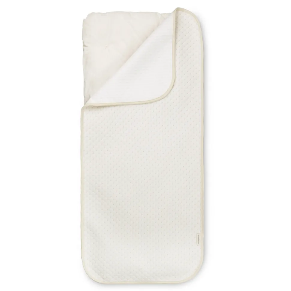 Vandtæt madrasbeskytter til Vugge 40x90cm natur