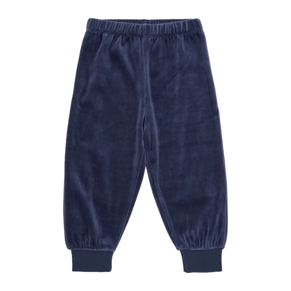 Velour Jogging sæt - Vintage blue