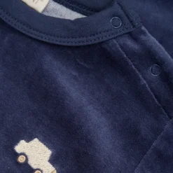 Velour Jogging sæt - Vintage blue