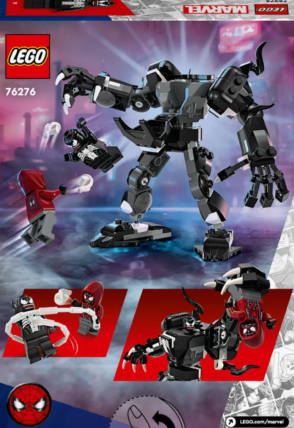 Venom-kamprobot mod Miles Morales 76276 LEGO® Super Heroes