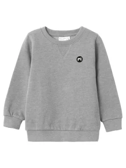 Vimo lang�rmet sweat - Grey melange