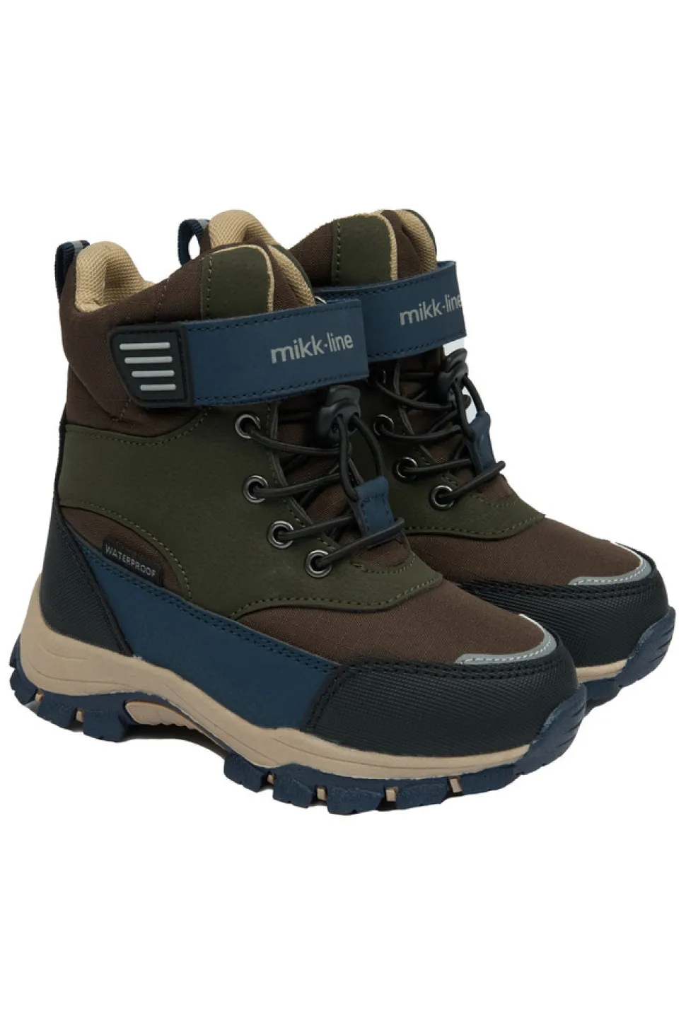 Vinterstøvle Tex Velcro - Chocolate chip