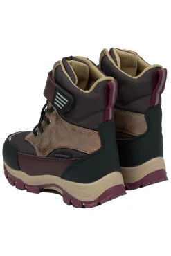 Vinterstøvle Tex Velcro - Raisin