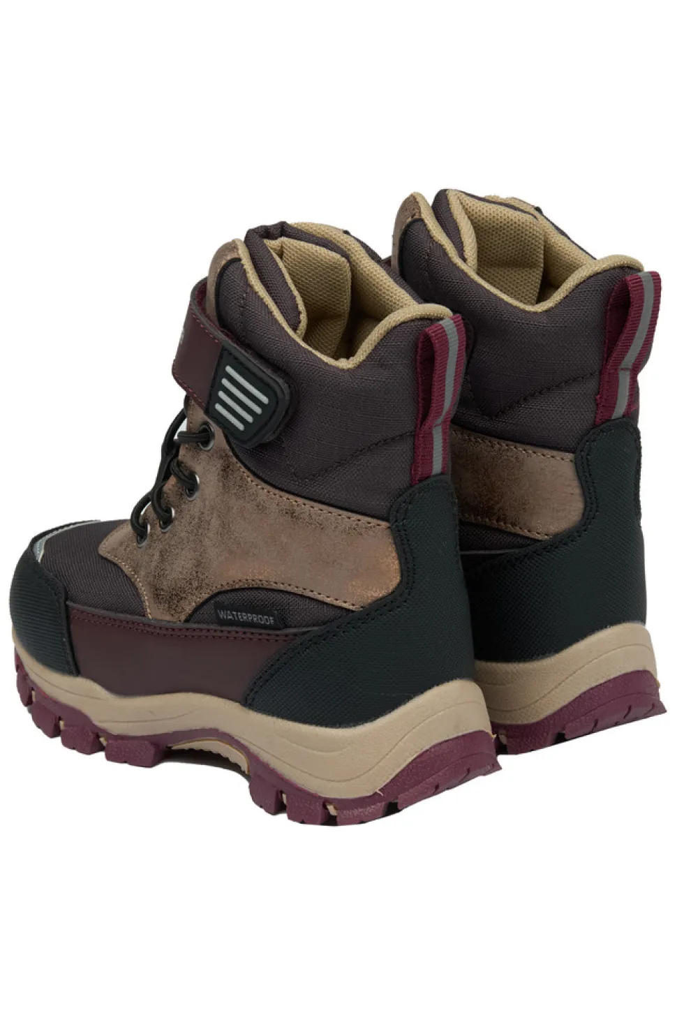 Vinterstøvle Tex Velcro - Raisin