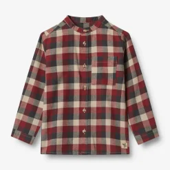 Willum Skjorte - Red Blue Check