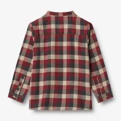 Willum Skjorte - Red Blue Check