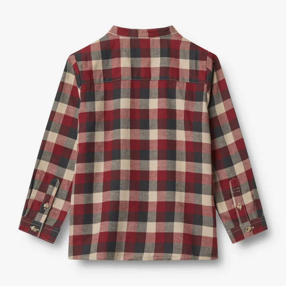 Willum Skjorte - Red Blue Check