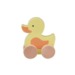 Wooden Duck on Wheel
