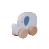 Wooden Elephant on Wheel