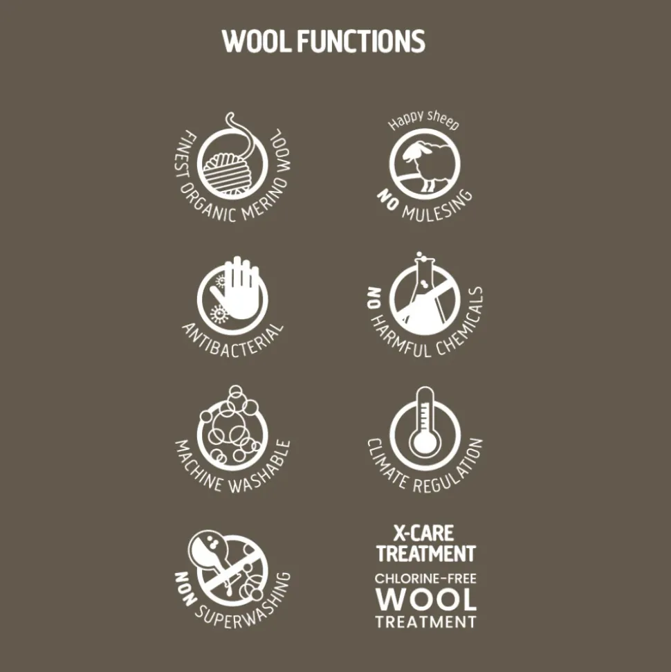 Woolly Merinould Fleece Bukser - 821000011