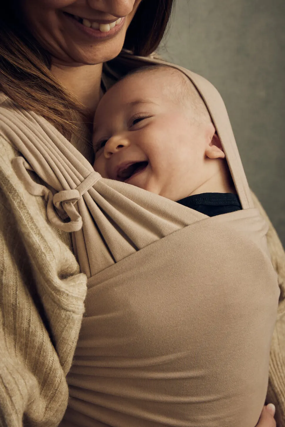 Wrap L - beige biscotti cream