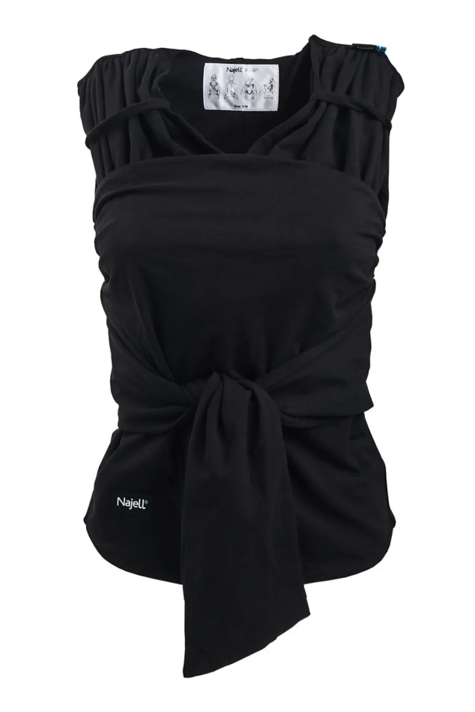 Wrap M - charcoal black