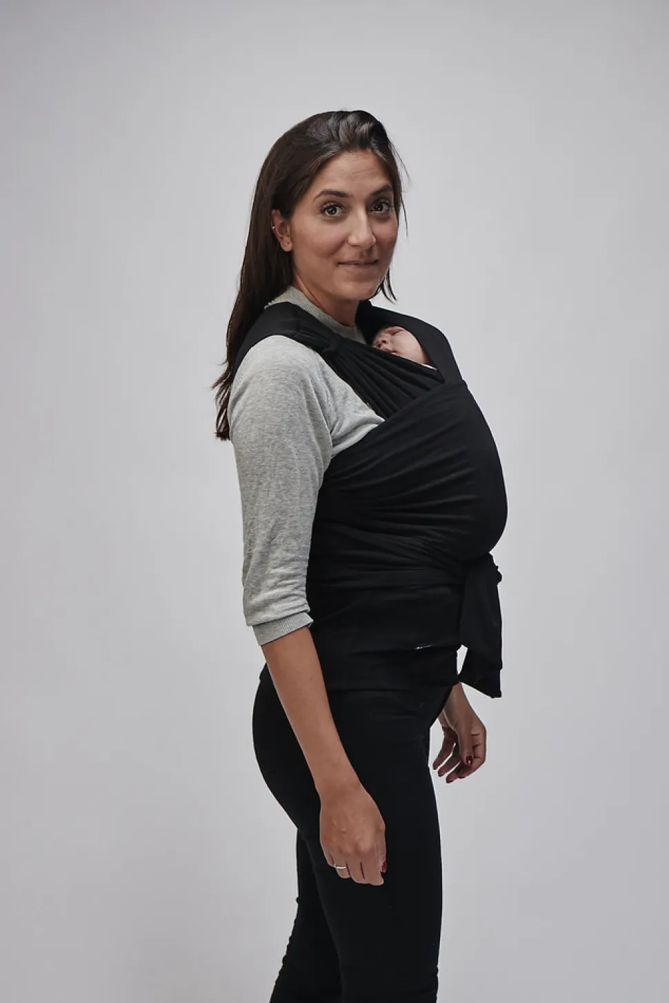 Wrap M - charcoal black