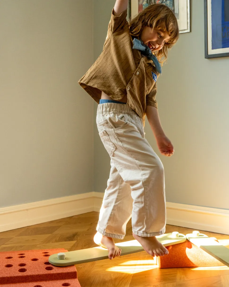 2x Balancebomme Dusty Green