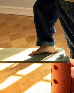 2x Balancebomme Dusty Green