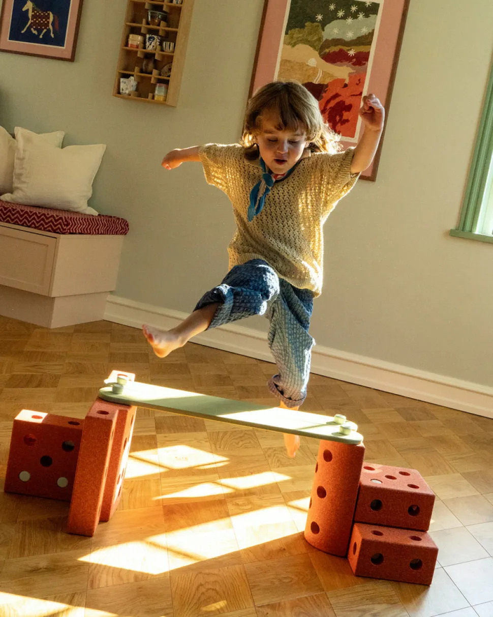 2x Balancebomme Dusty Green