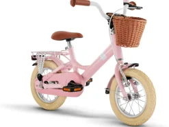 Youke Classic 12,Alu legecykel med kurv retro rose