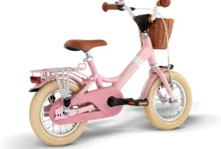 Youke Classic 12,Alu legecykel med kurv retro rose