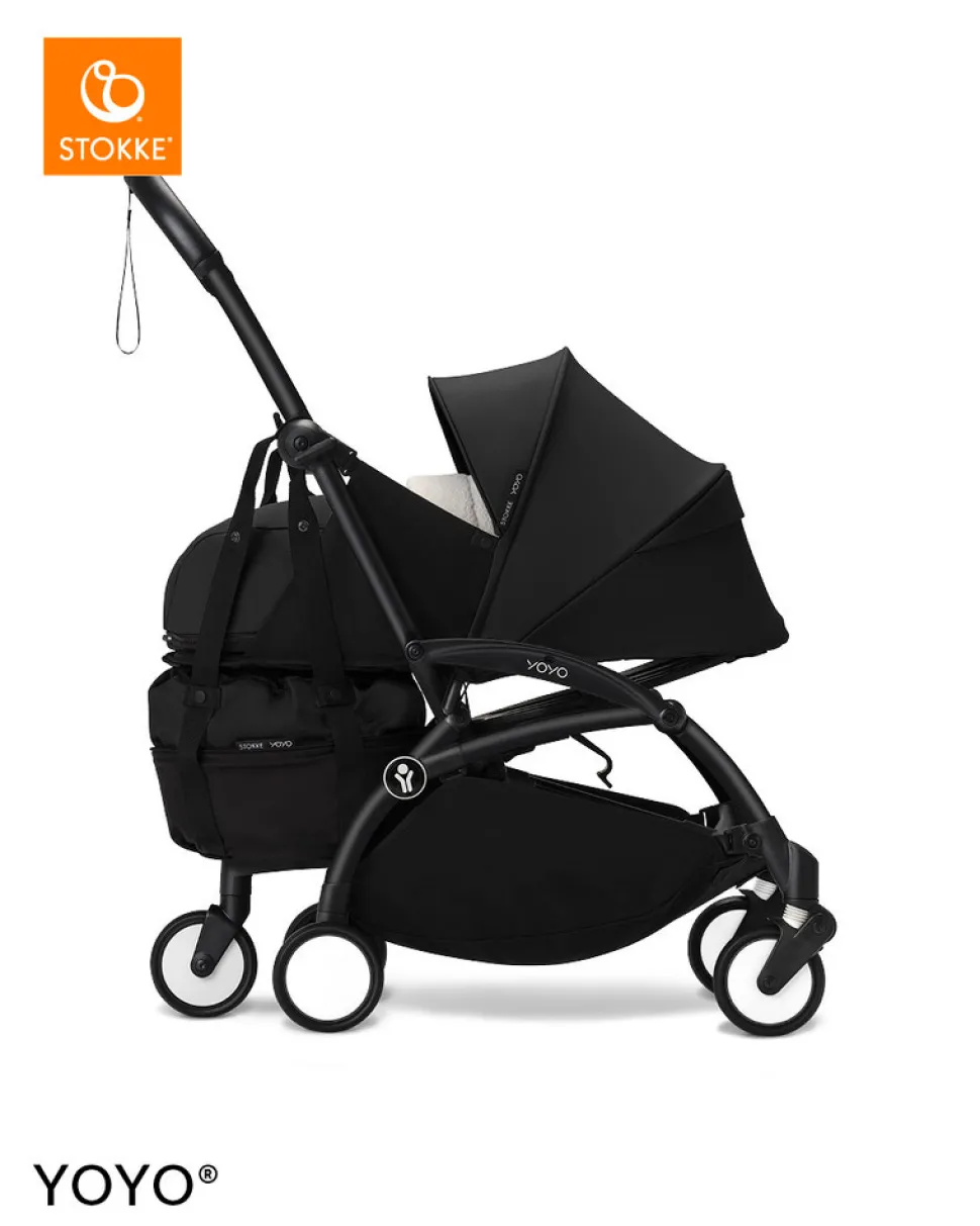 YOYO indkøbstaske m/hjul - Black