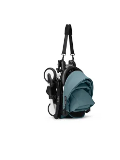 YOYO³ Klapvogn - aqua på hvidt stel