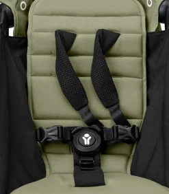 YOYO³ Klapvogn - olive på sort stel