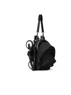 YOYO³ Klapvogn - sort på sort stel