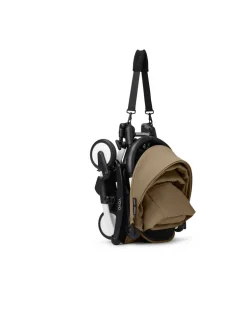 YOYO³ Klapvogn - toffee på hvidt stel