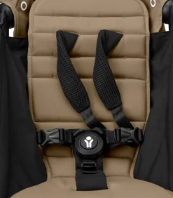 YOYO³ Klapvogn - toffee på hvidt stel